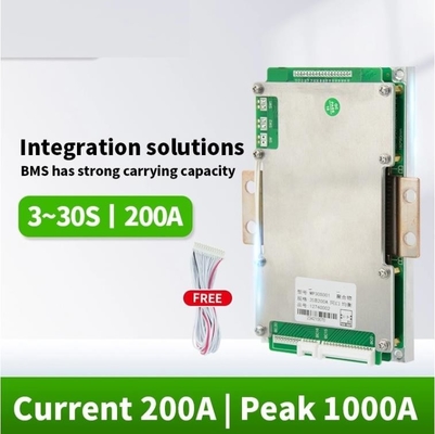 12V - 72V 리튬 BMS 시스템 3S-24S 100A 120A 150A 200A 250A Lifepo4 리튬 배터리 BMS