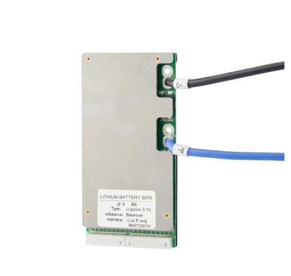 온도 제어 PCM PCB 프로텍션 보드와 50A 리튬 BMS 시스템 17s 60V