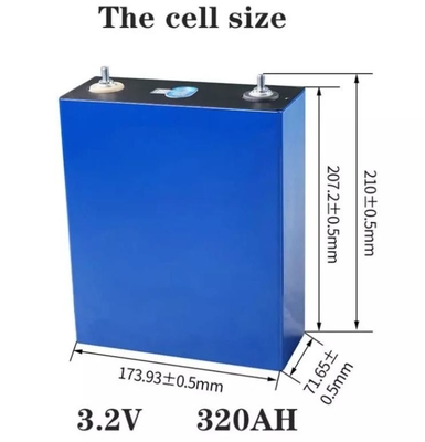 UPS / 태양 광선 Lifepo4 리튬 배터리 100ah - 320ah 3.2V LiFePO4 건전지 팩