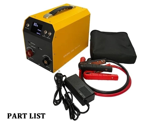 12V 24V 자동차 점프 스타터 파워 뱅크 리튬 차량 배터리 충전기 가지고 다닐 수 있는 비상 도구