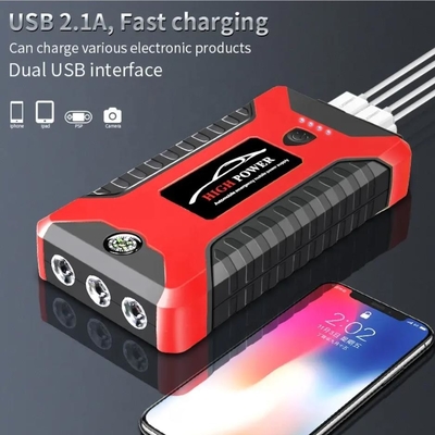 LED와 미니 슬림 20000 mah 가지고 다닐 수 있는 자동차 점프 스타터 자동차 긴급 시작