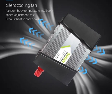 자동차는 듀얼 USB와 태양 역변환 장치 500W 12v 내지 220v 주택 5v 2.1a를 탑재했습니다
