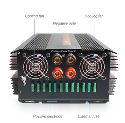 12v 내지 220v 오프 그리드 수정된 정현파 인버터 고전력 3 kw