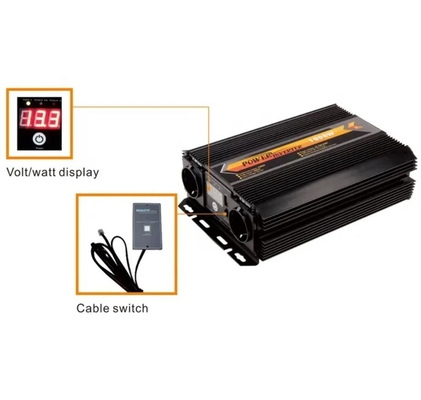 듀얼 AC 코드 구멍과 1000W 12v 내지 220v 역변환 장치 12V 내지 110V 차 역변환 장치
