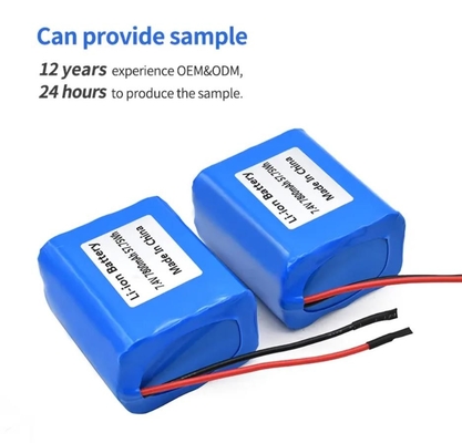 재충전이 가능한 2600 mah 3000 mah 3.7V 7.4V 7800 mah 9ah 18650 리튬 이온 배터리 팩
