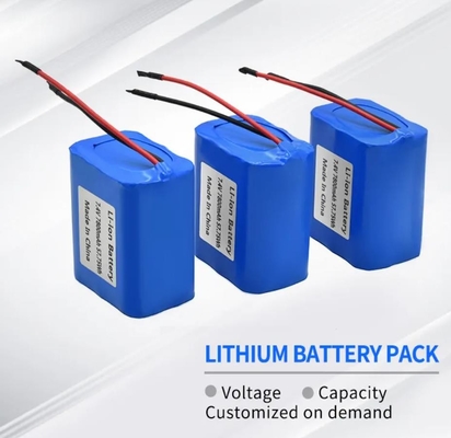재충전이 가능한 2600 mah 3000 mah 3.7V 7.4V 7800 mah 9ah 18650 리튬 이온 배터리 팩