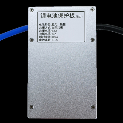 Li 이온 Lifepo4 LTO 건전지 팩을 위한 활동적인 균형 똑똑한 BMS 체계 12S-20S 60A