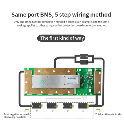 블루투스 Lifepo4 BMS 4s 150A, uart 4s 배터리 보호 보드 315×120×10mm 크기