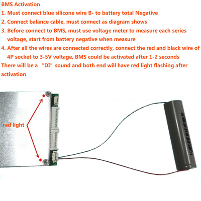 Li 이온 Lifepo4 건전지를 위한 똑똑한 개미 LTO 건전지 BMS 7s-16s 100A 320A