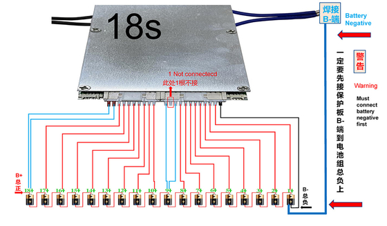 LCD 스크린을 가진 리튬 개미 똑똑한 BMS 150A 300A 400A 8S-20S