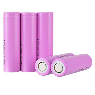 세륨 2500mah 18650 건전지 3.7 V, 팬을 위한 리튬 이온 재충전 전지