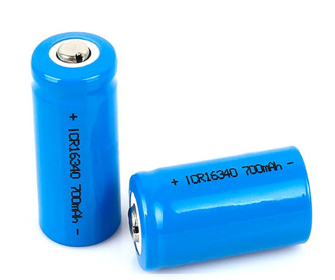 RCR123A 리튬 이온 배터리 셀 딥 사이클 3.7V 700mah 16340