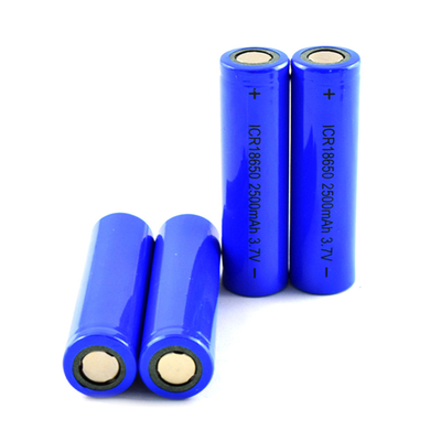 손전등 전원 은행을 위한 재충전용 18650 건전지 3.7 V 2500mah