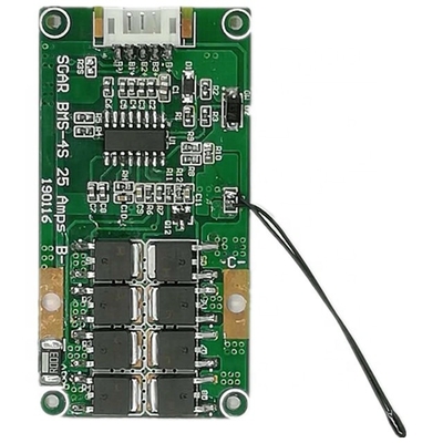 온도 조종 66×34mm 크기를 가진 일반적인 항구 4S 10A BMS 14.8V