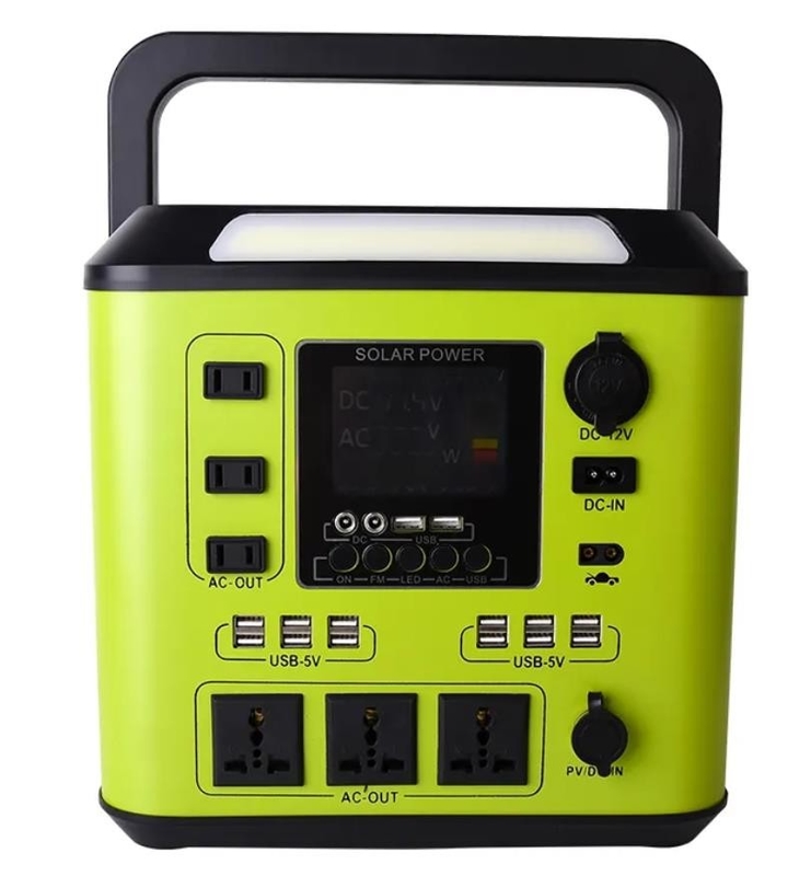 1500W 가지고 다닐 수 있는 동력화차 500WH 800WH 2000WH 태양 에너지 저장 발전기를 녹색으로 만드세요