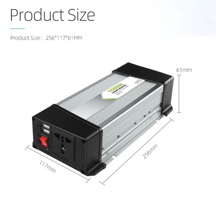 230V 태양 수정된 정현파 인버터 고효율에 대한 1.5KW DC 교류 전력 인버터 12v