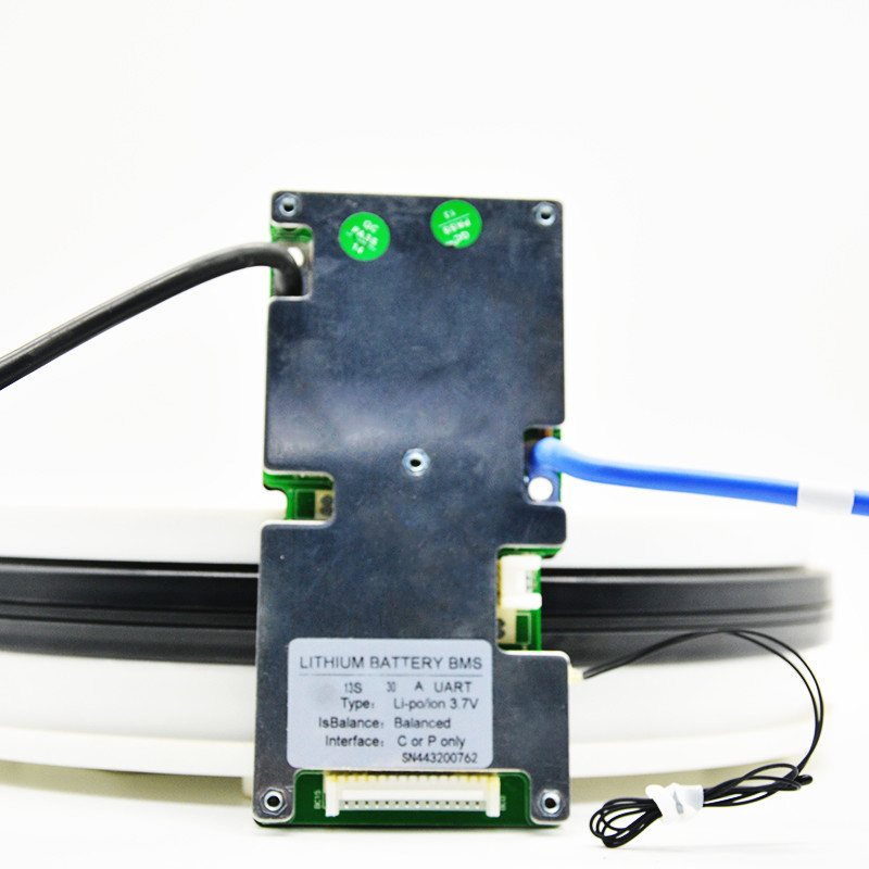 리튬 이온 똑똑한 BMS UART, BMS 13S 48V 40A 140mm×62mm×16mm 크기