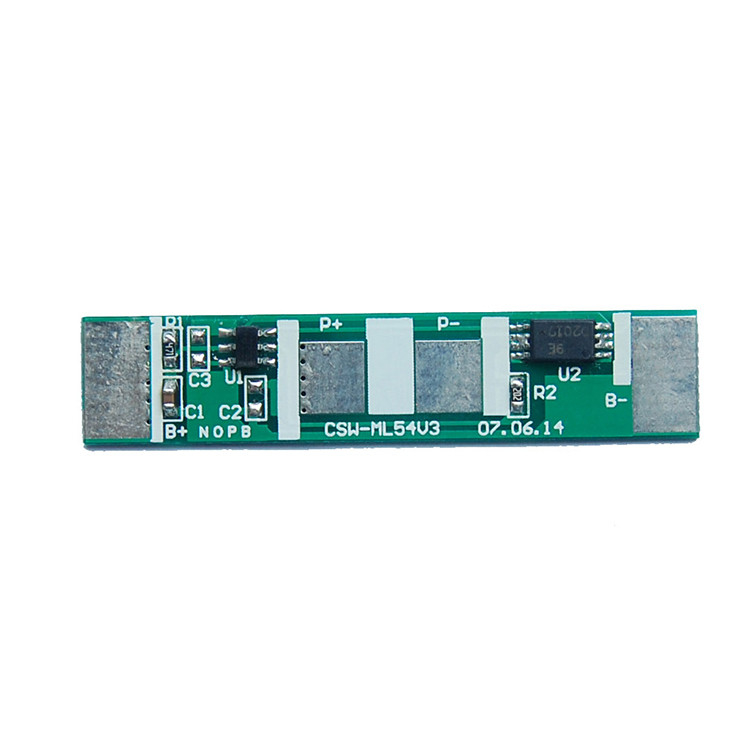 세륨 증명서 리튬 이온 건전지 팩 BMS, 3.2V 2A 1S BMS 널 0.2-7mm 간격