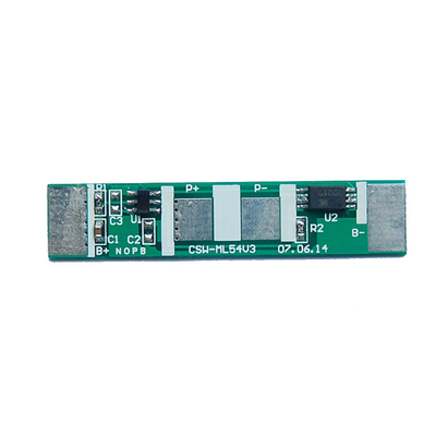 세륨 증명서 리튬 이온 건전지 팩 BMS, 3.2V 2A 1S BMS 널 0.2-7mm 간격